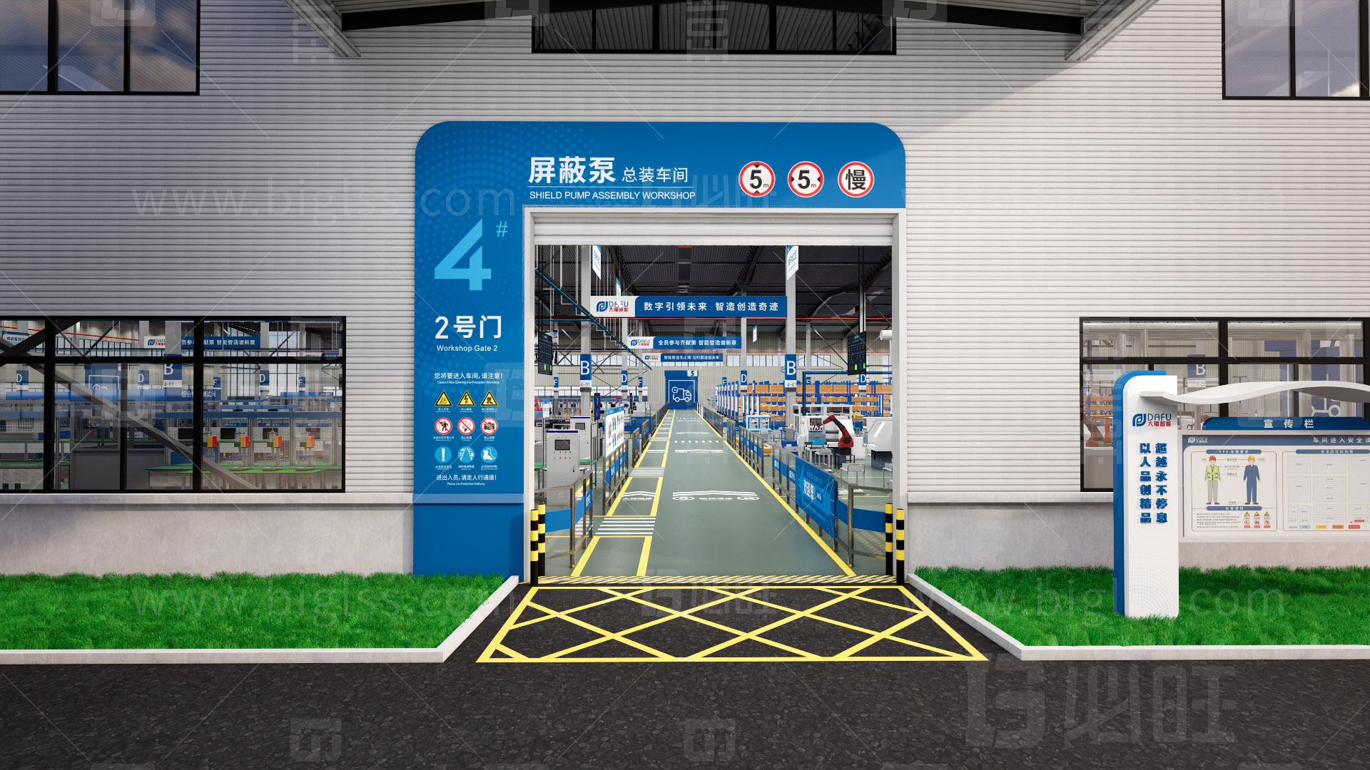 工廠目視化，車間目視化，目視化設計，空間設計